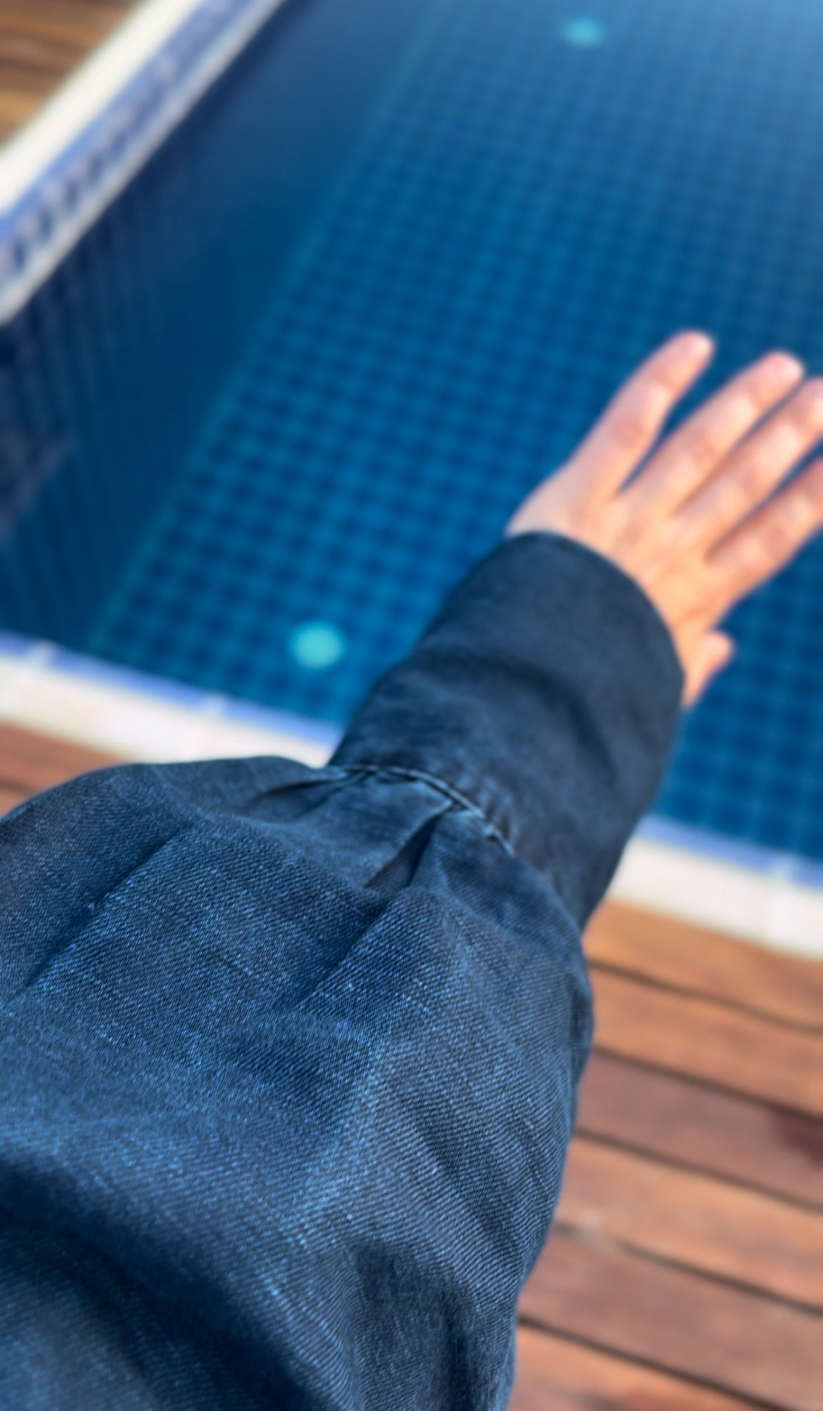 Keten Denim Elbise
