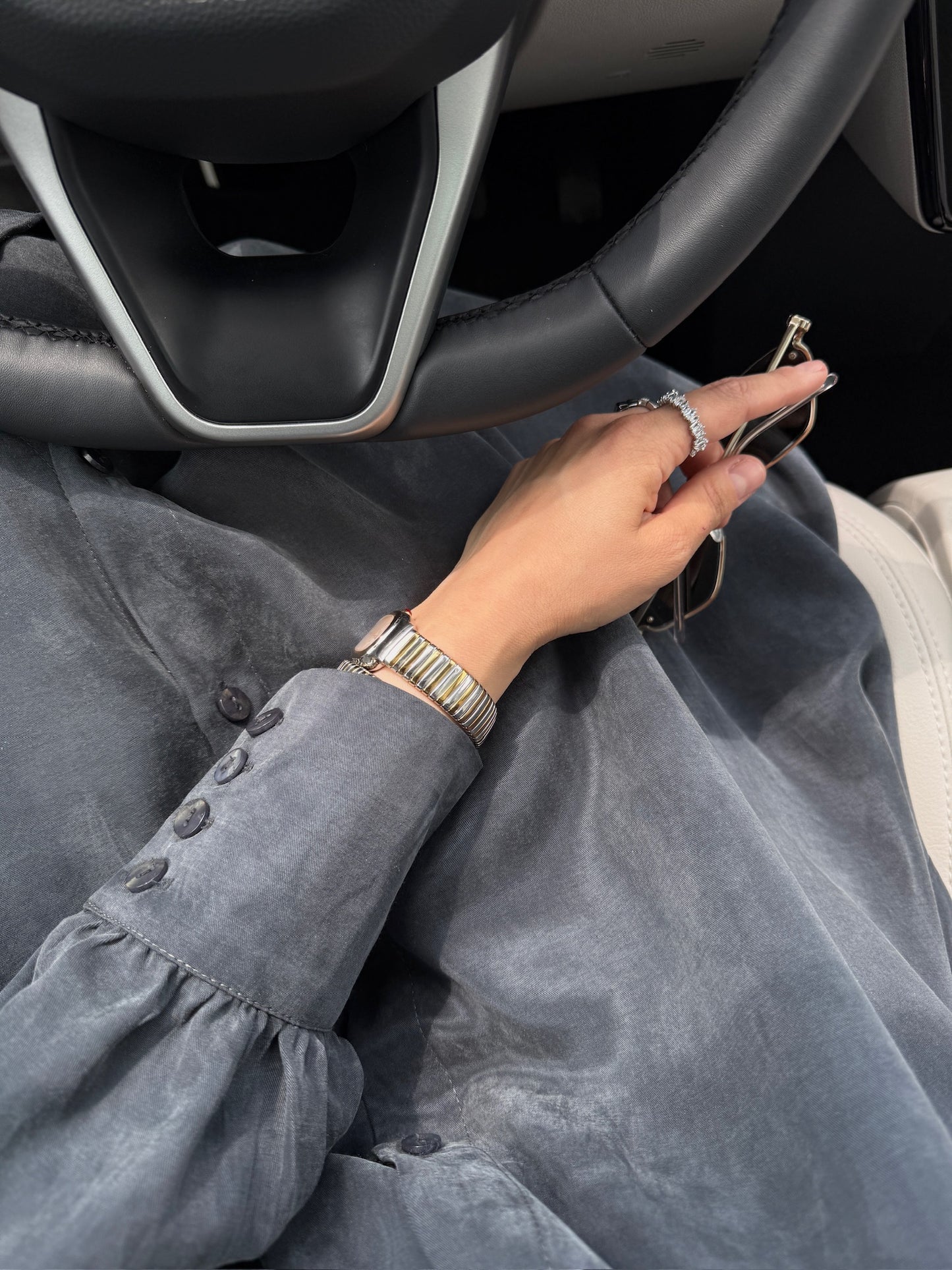 Füme Pantolonlu Takım