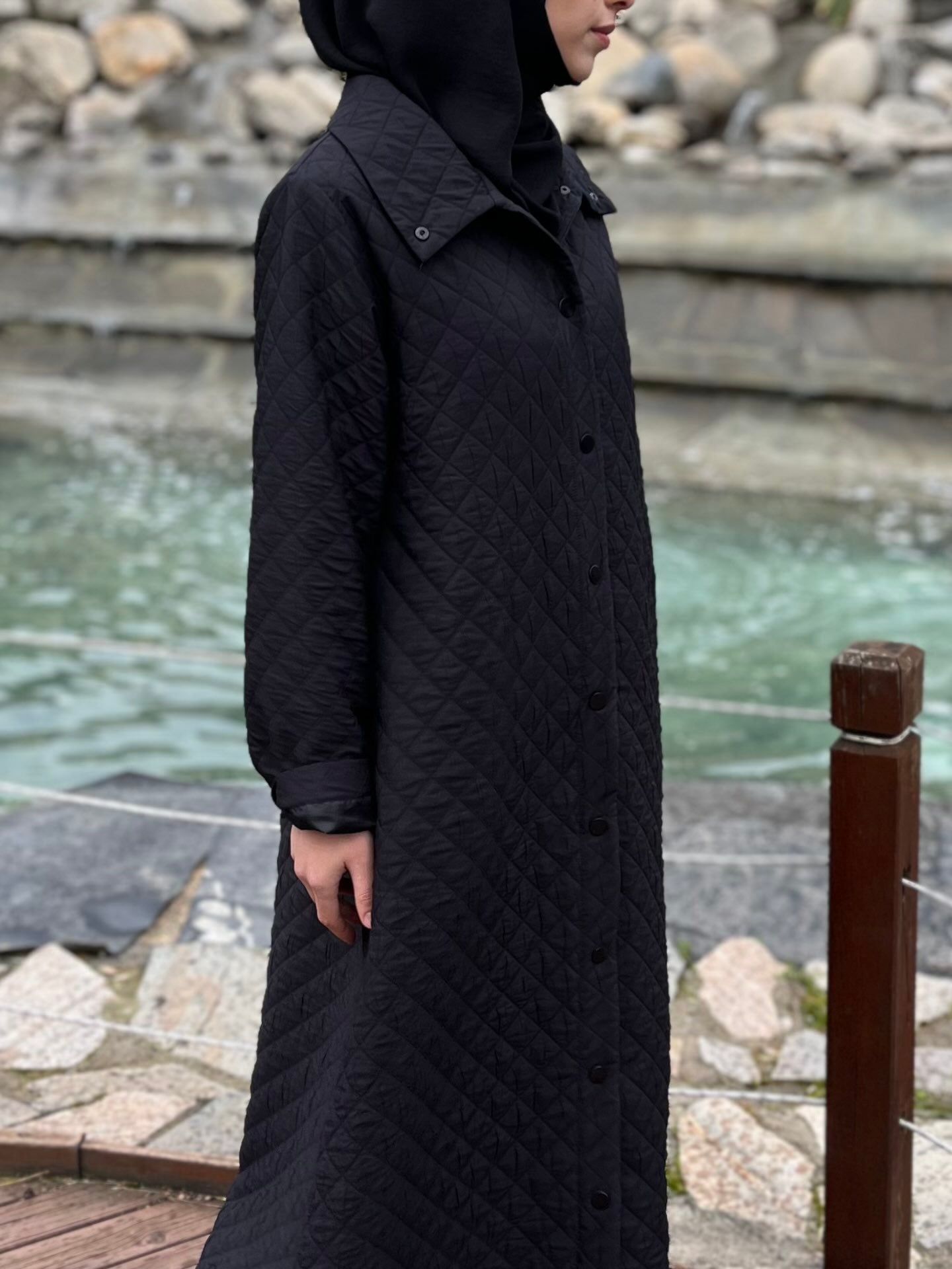 Thin Quilted Coat