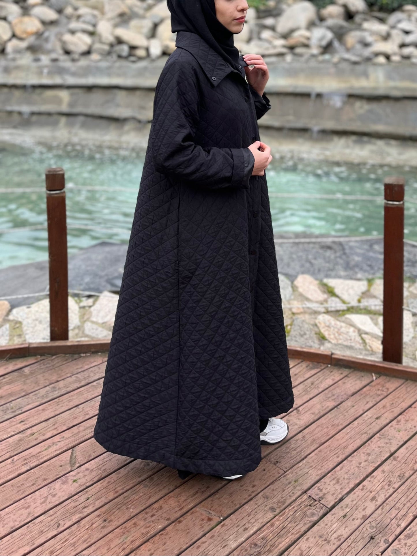 Thin Quilted Coat