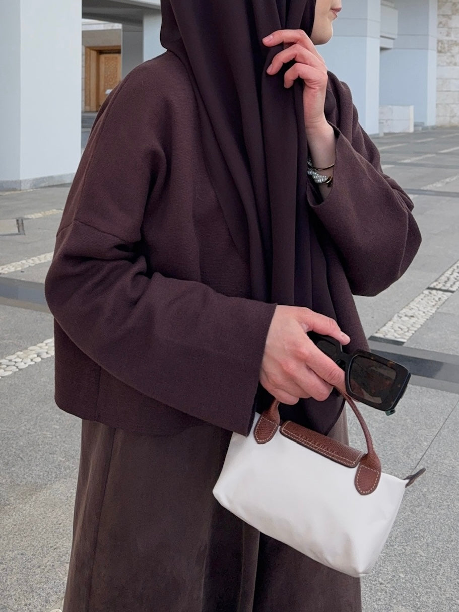 Kahverengi Triko Kazak